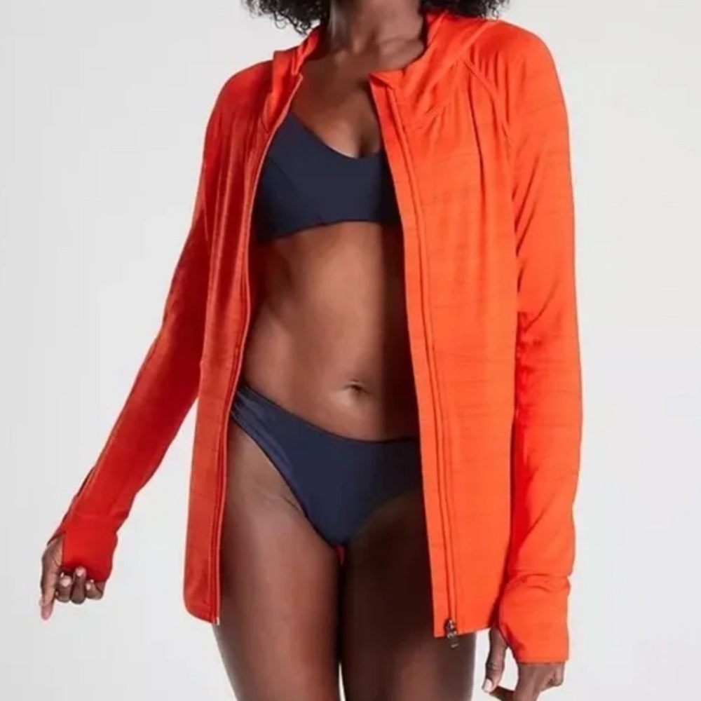 Athleta Pacifica Baja UPF Zip Up Jacket